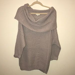 Mauve oversized sweater
